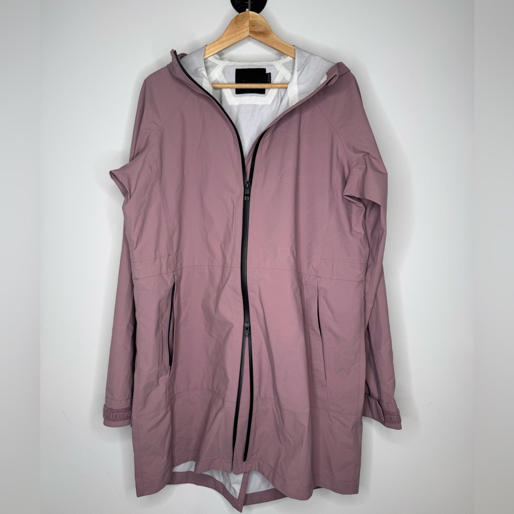 Marmot EVODry Kingston Long Rain Jacket Mauve Women’s XL - Picture 2 of 10